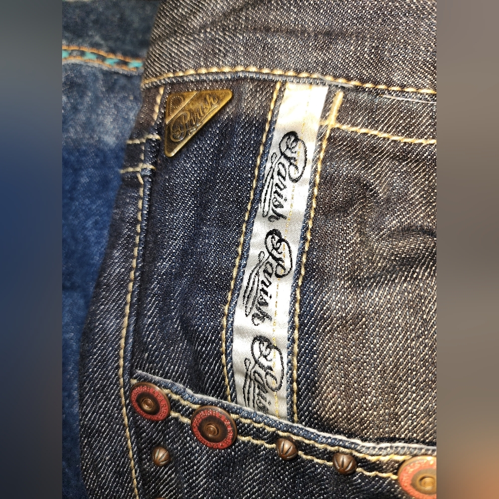 NWOT  Parish Tiger Jeans. Size 34 DEADSTOCK. NEVER WASHED OR WORN - Picture 7 of 7